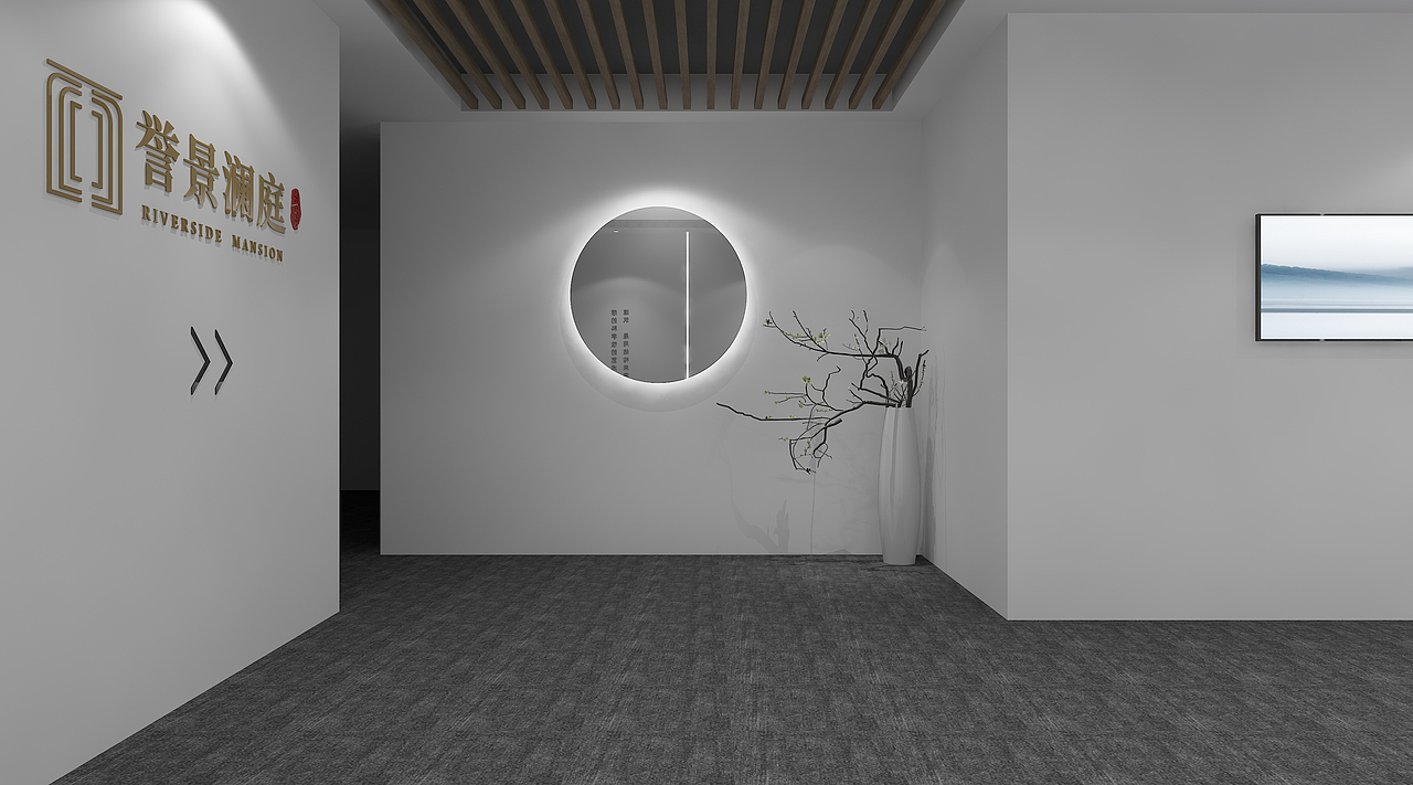 昆山奥园看房通道设计方案（图ZMjgxODAxODk2） - 展陈设计 - 站酷设计师欧阳森原创素材 - 站酷ZCOOL