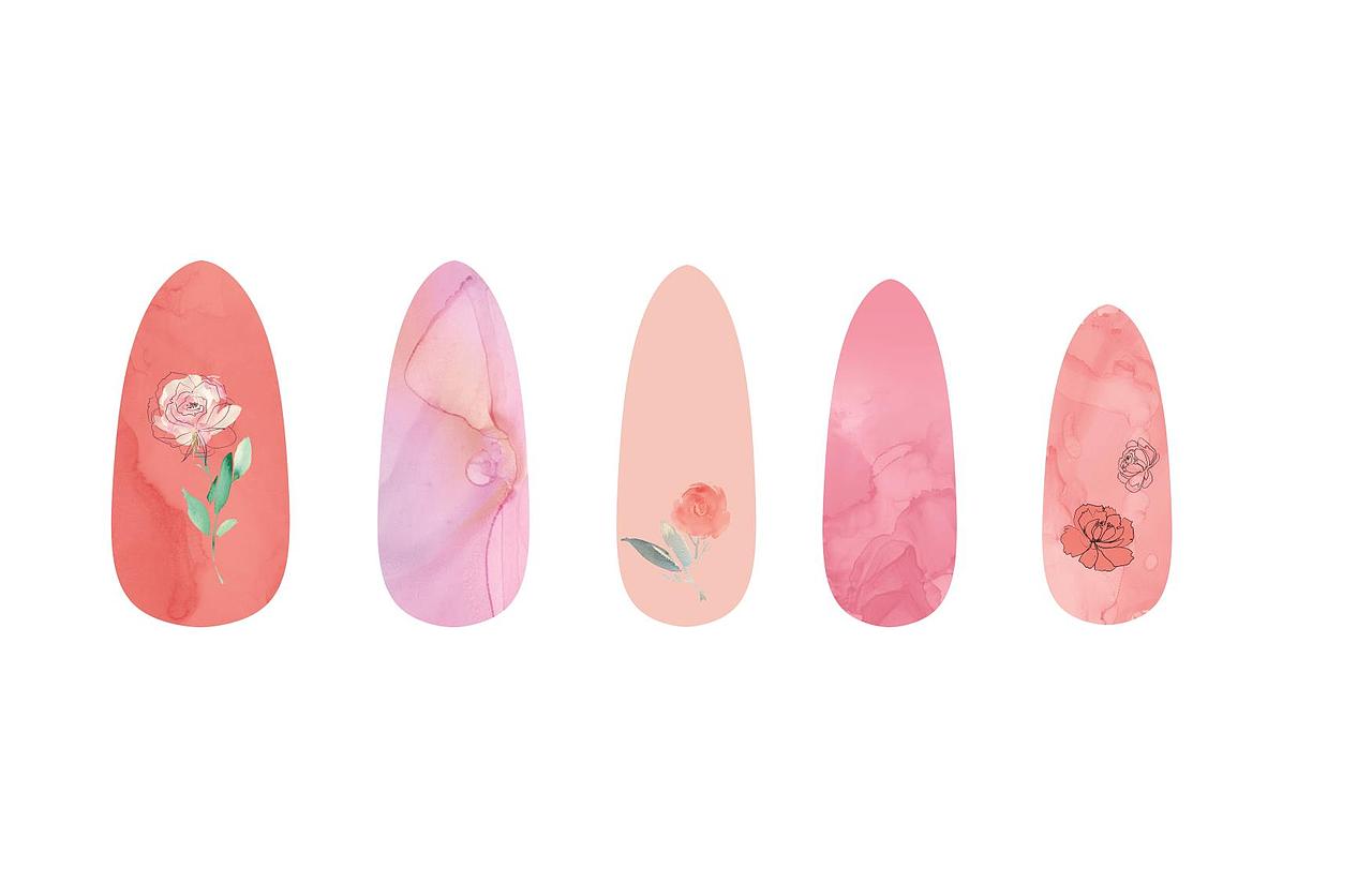 被骗稿做的一组美甲,甲型太丑不可忍请忽略