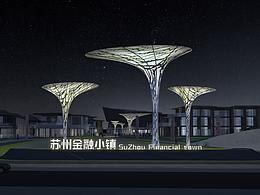 雕塑装置、灯光雕塑