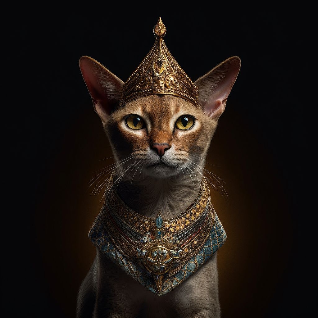 给小猫咪做的王子造型