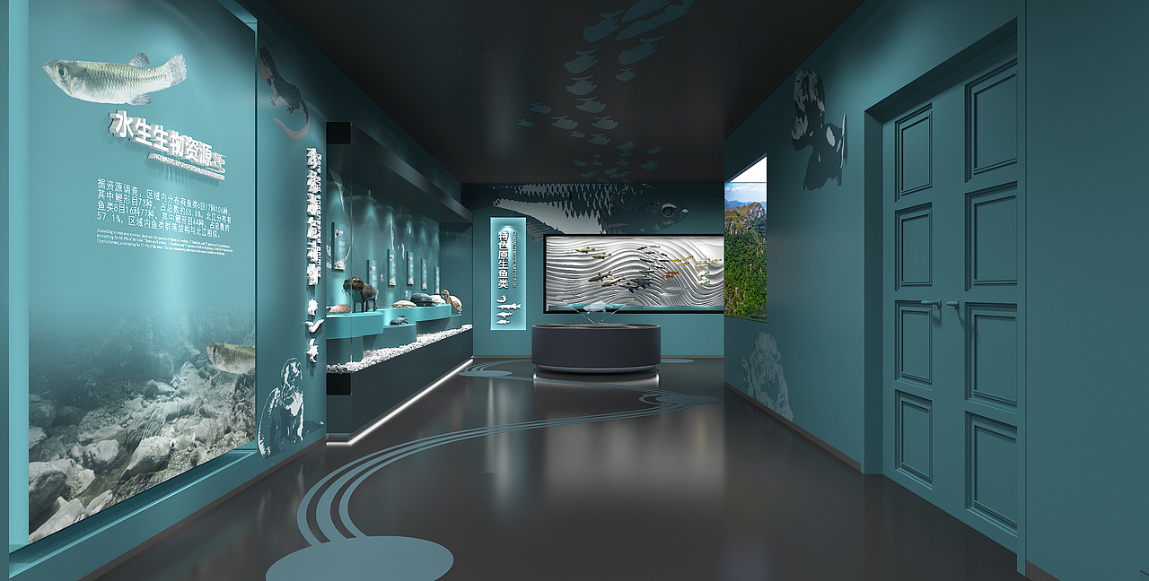 南嶺自然博物館-水生動物展廳（圖ZMzUzNTY0NzUy） - 展陳設(shè)計 - 站酷設(shè)計師三井壽s原創(chuàng)素材 - 站酷ZCOOL