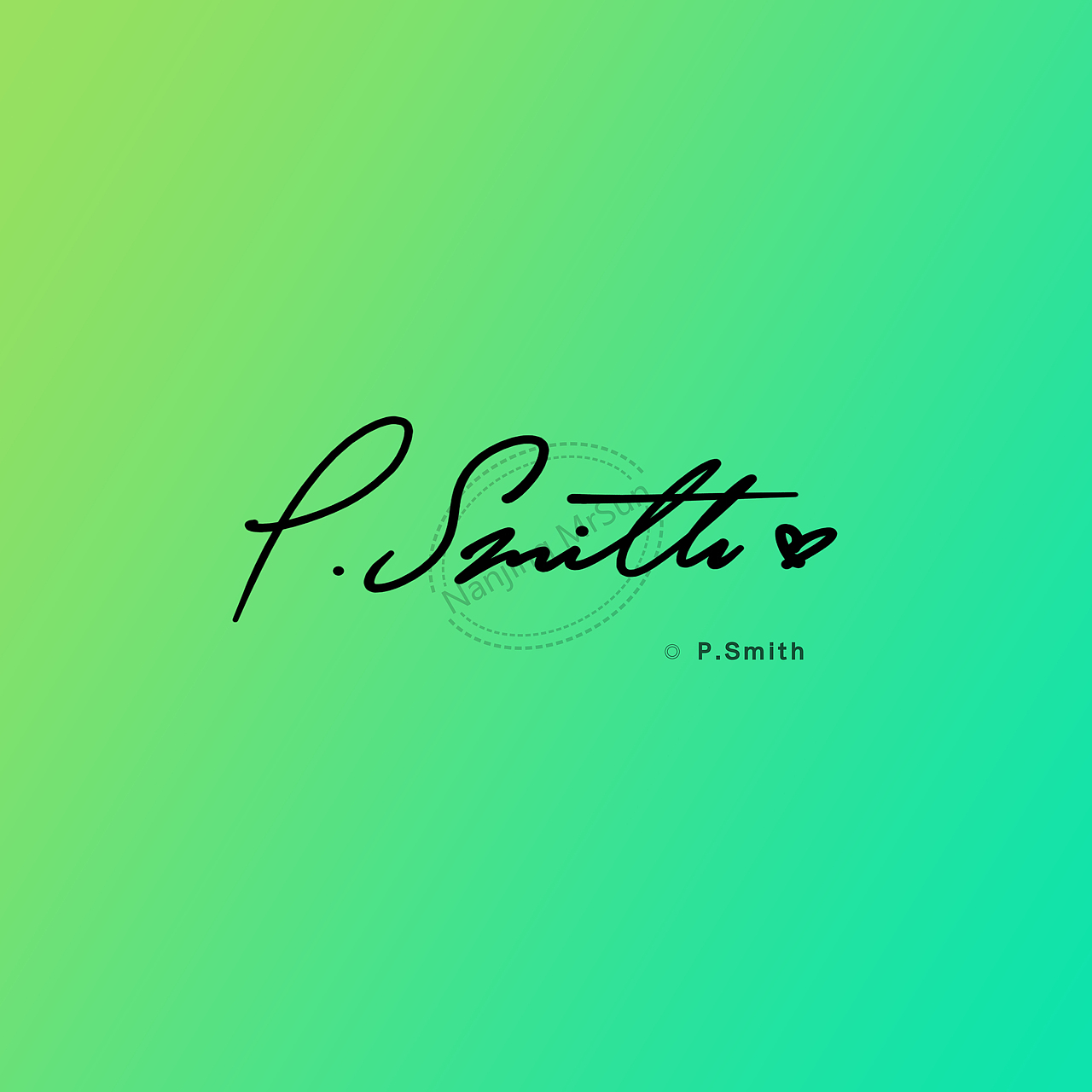 Some new signatures created for Mr. P Smith