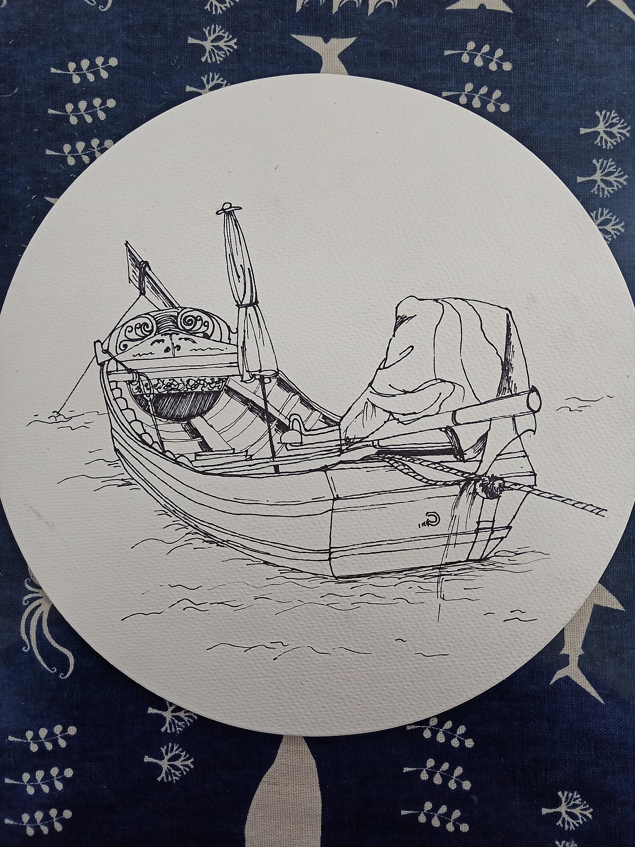 船线描淡彩个别上色图忘拍了