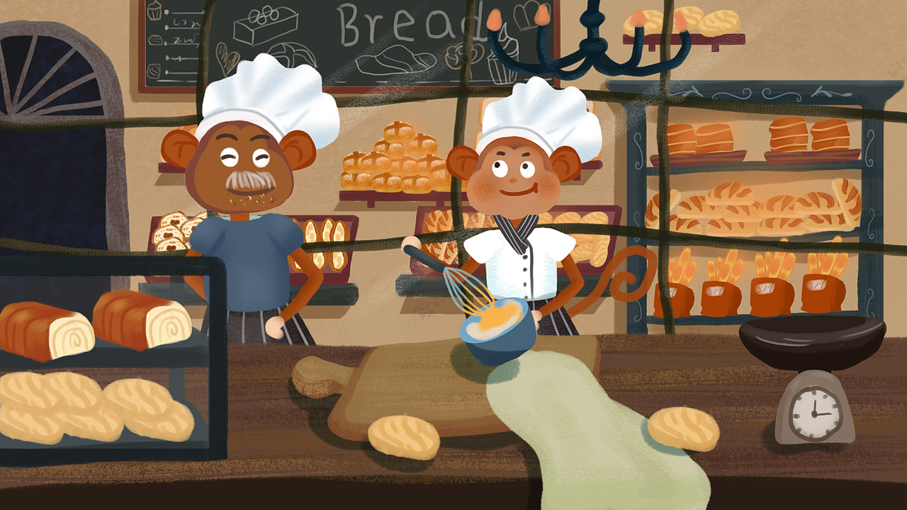 小猴子的蛋糕店