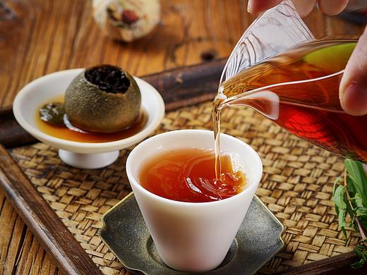 小青柑 大红柑 茶叶摄影 