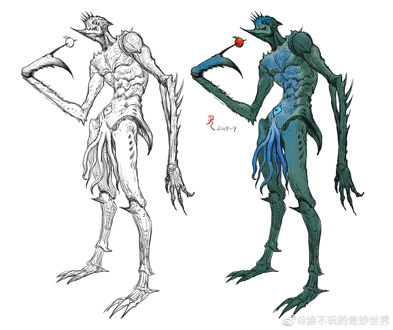 几个怪物练习啦