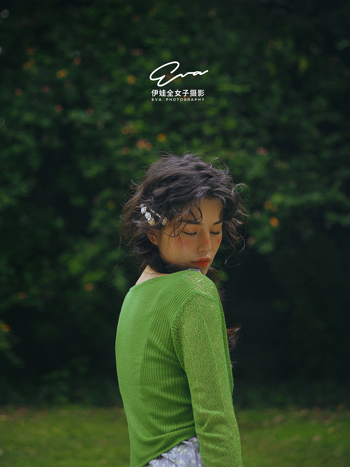 森系の绿（图ZMjE0NzM1MjYw） - 人像摄影 - 站酷设计师伊娃摄影原创素材 - 站酷ZCOOL