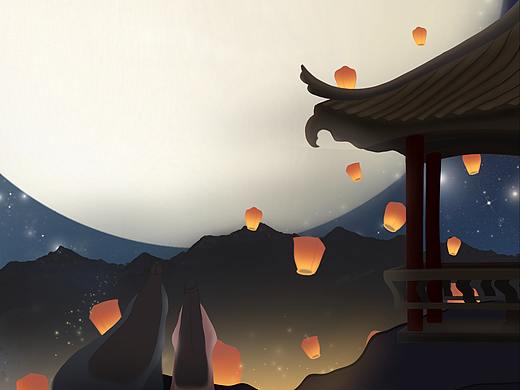 情愫（个人主页-ZNTQyMzk0MTY=） - 商业插画 - 站酷设计师堇砚yx原创素材 - 站酷ZCOOL