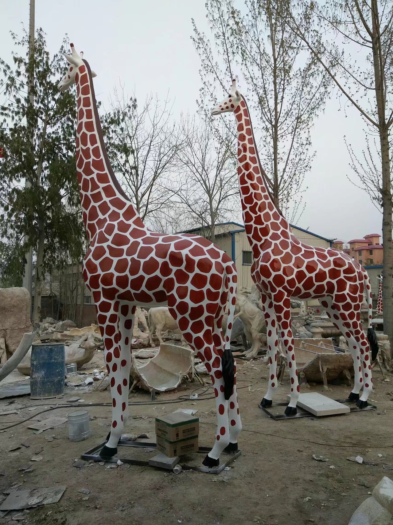 定制玻璃钢梅花鹿雕塑 玻璃钢仿真动物模型雕塑|纯艺术|雕塑|满天下