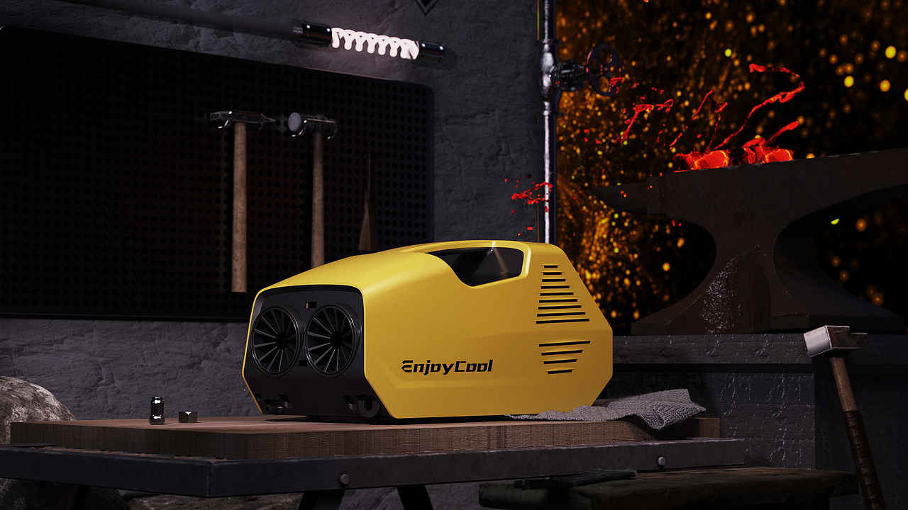 Enjoycool乐风锂XCLF加利弗|户外空调惊艳亮相（图ZMzEyODM0MjUy） - 生活用品 - 站酷设计师加利弗设计原创素材 - 站酷ZCOOL