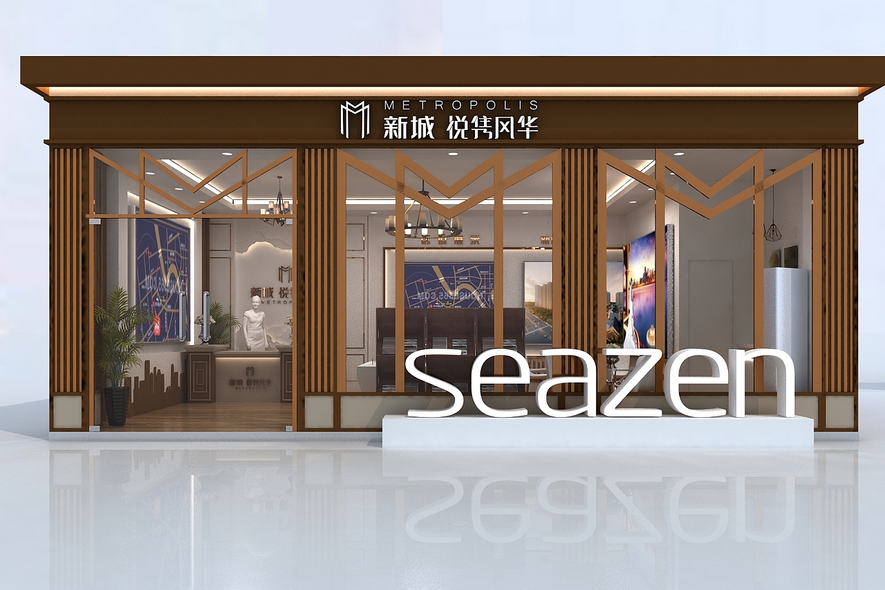房地产外展点展厅（图ZMTg4NDgzNTk2） - 展陈设计 - 站酷设计师新风尚设计原创素材 - 站酷ZCOOL