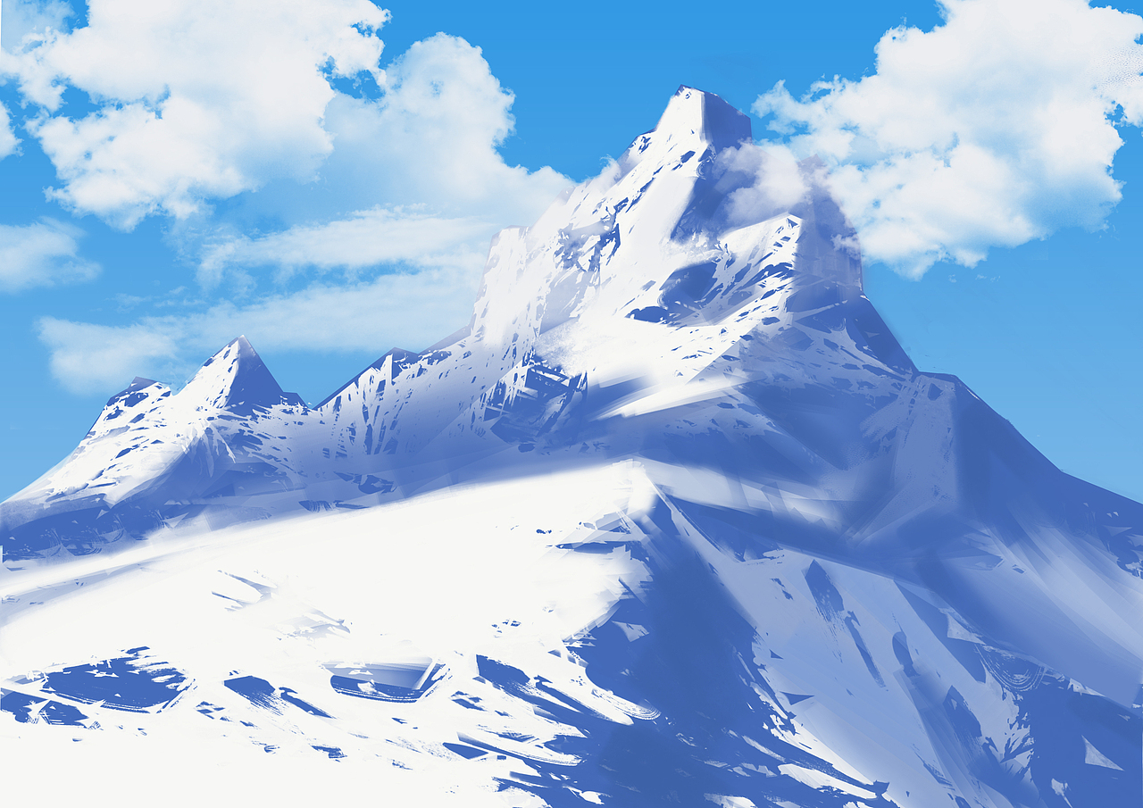 雪山（图ZMjA5NTA4MTQ0） - 创作习作 - 站酷设计师小鬼不才原创素材 - 站酷ZCOOL