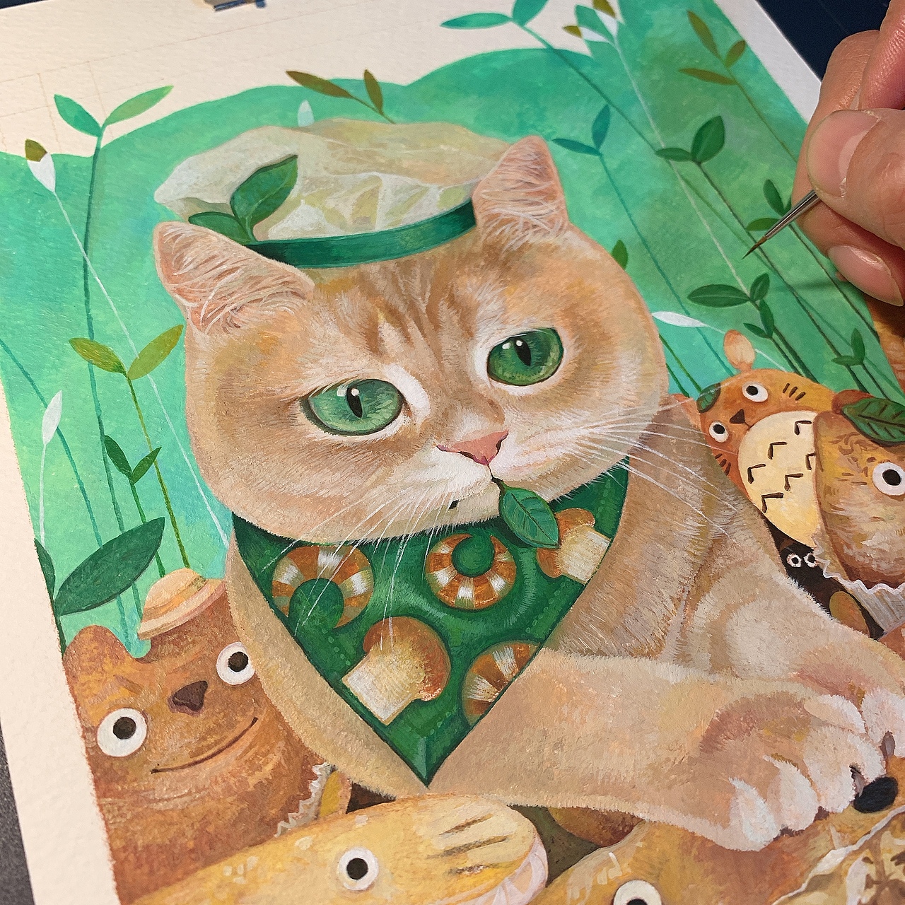 【龙猫包小厨-琳达】祝大家2021顺利（图ZMjM3NTQ2NTMy） - 艺术插画 - 站酷设计师CatCastleDZ原创素材 - 站酷ZCOOL