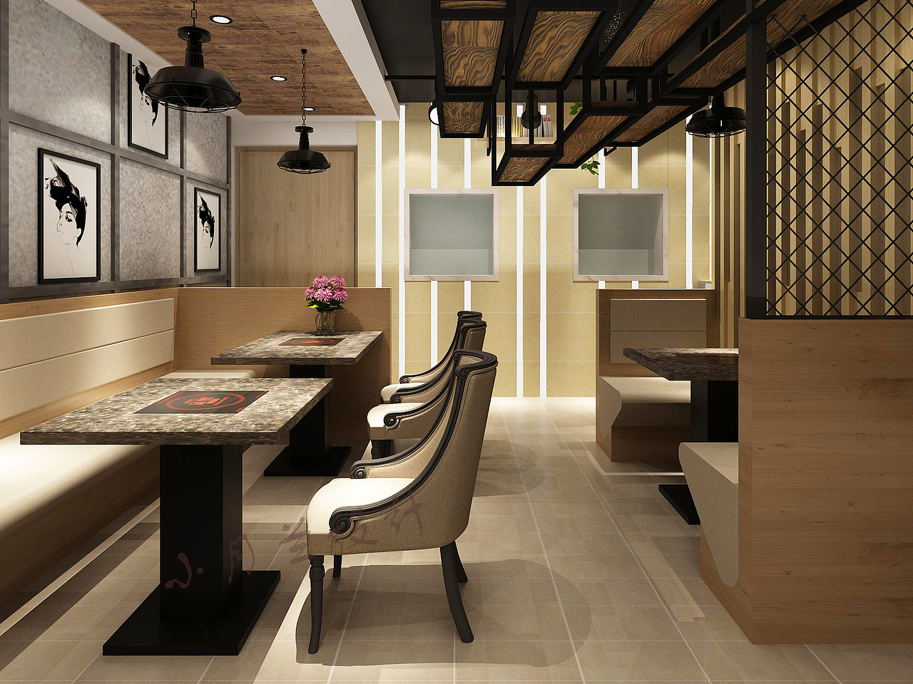 混搭风格餐饮店设计