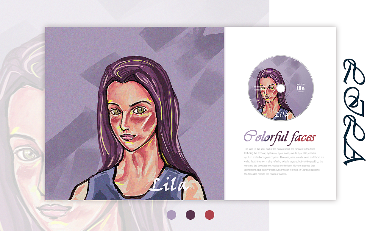 Colorful Faces
