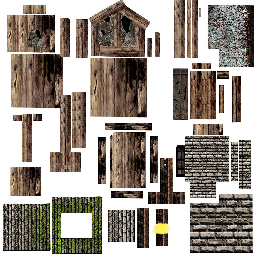 古老的房屋maya课堂制作