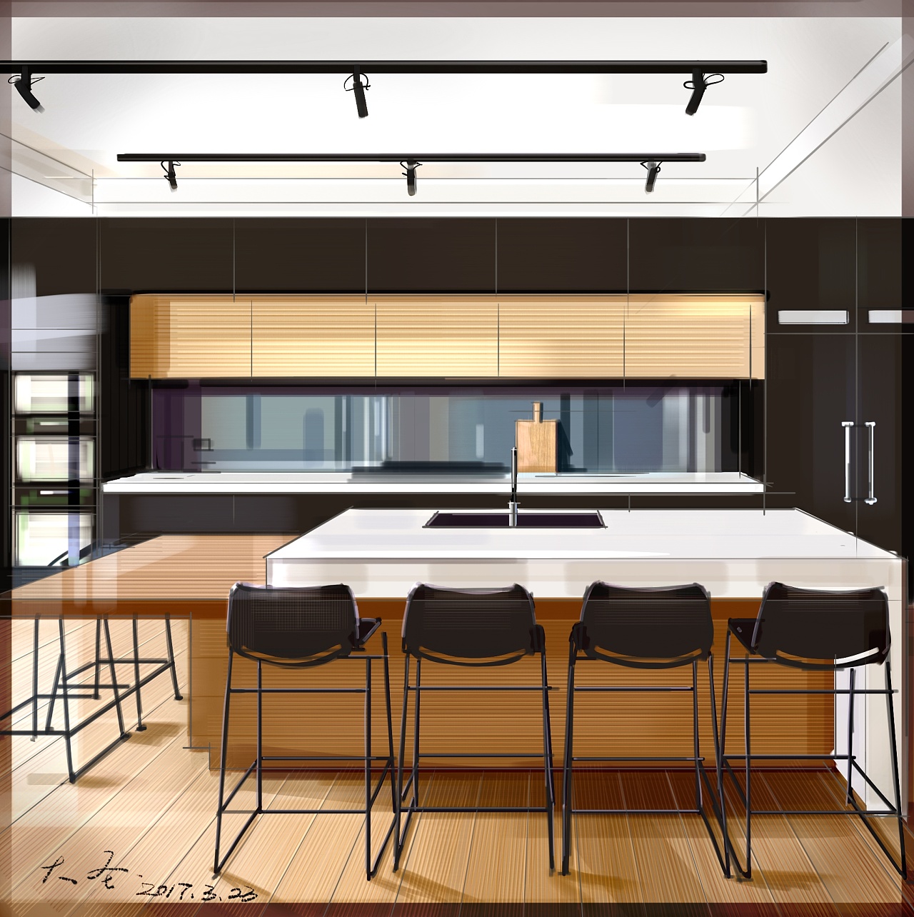 sketchbook空间手绘