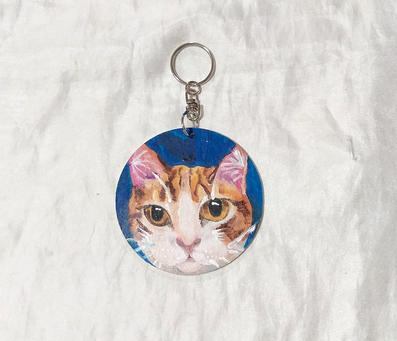 塑胶彩宠物木肖像.猫