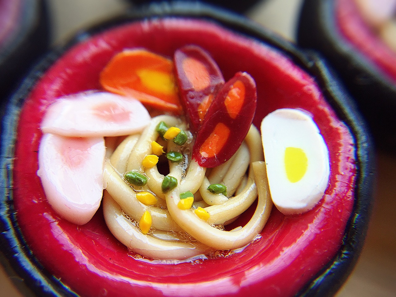 迷你日式拉面粘土手作