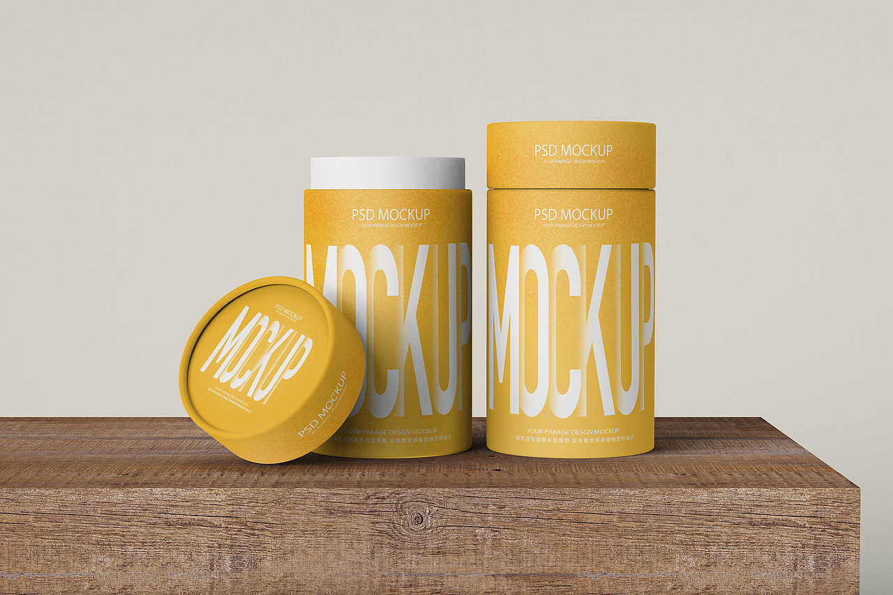 纸罐茶叶包装样机（图ZMjg2OTQ4MDQw） - 包装 - 站酷设计师遇见吾桐原创素材 - 站酷ZCOOL