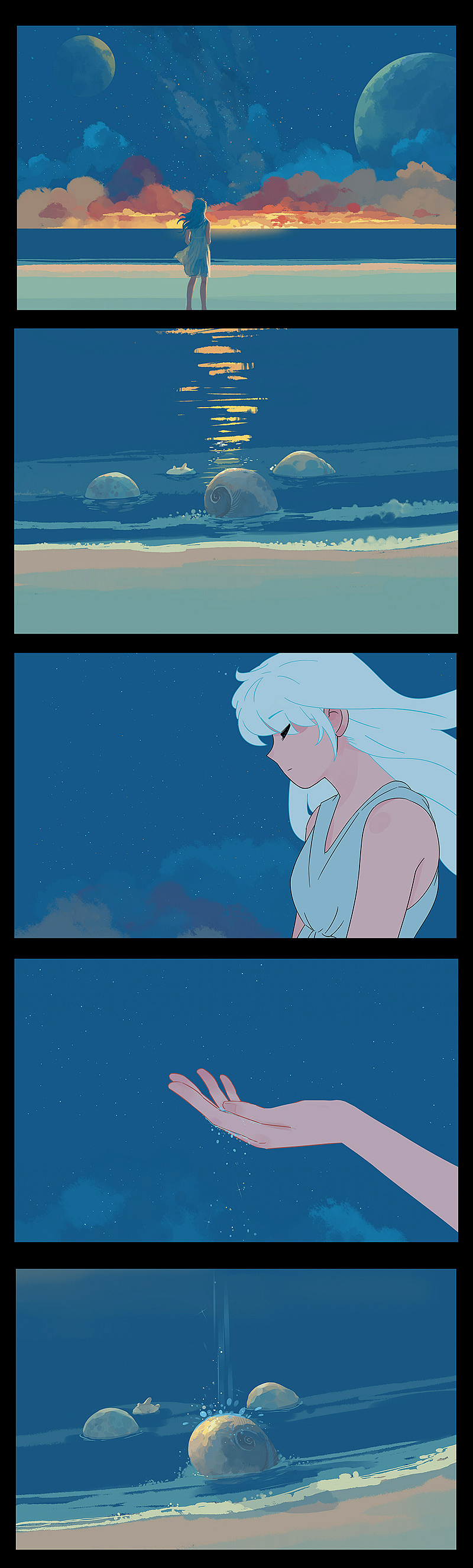 blue star（图ZMTEzMTMwNTEy） - 绘本 - 站酷设计师邦乔彦原创素材 - 站酷ZCOOL