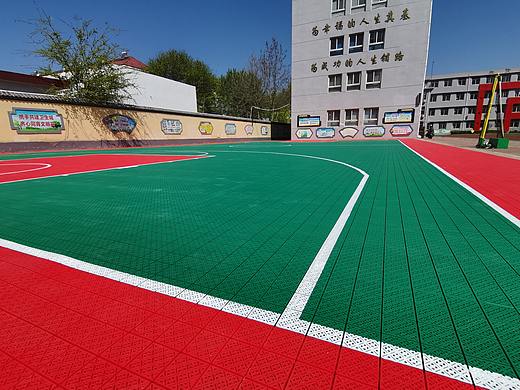 秦皇岛先盛里小学—悬浮地板篮球场