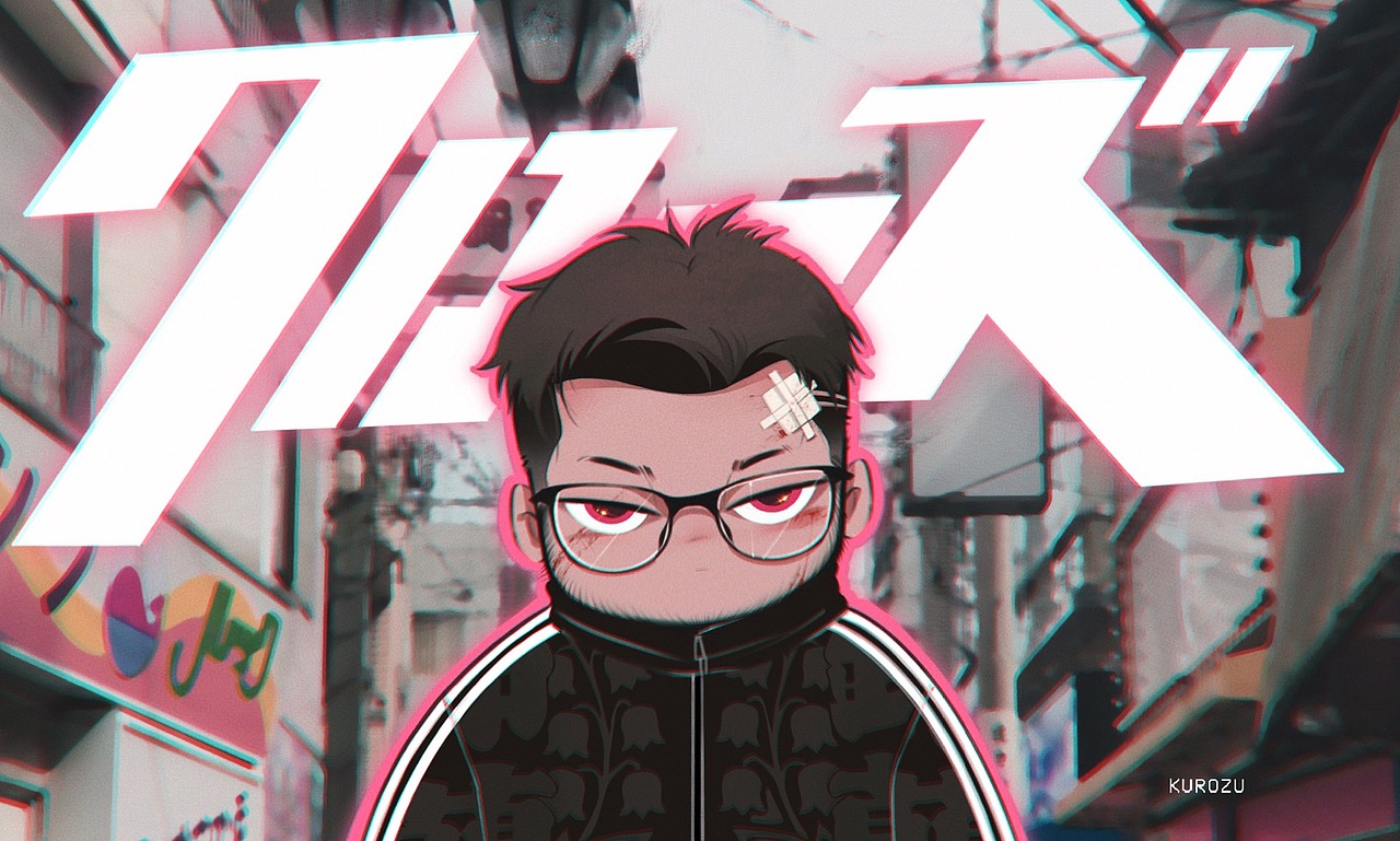 q版热血高校插画定制