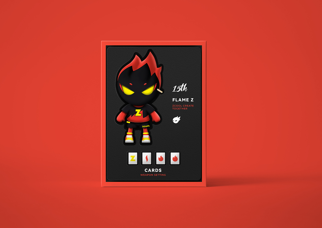 站酷15周年IP共創(chuàng)—Flame Z（圖ZMjU5NDkzMTM2） - IP形象 - 站酷設(shè)計師猥瑣大叔Z原創(chuàng)素材 - 站酷ZCOOL