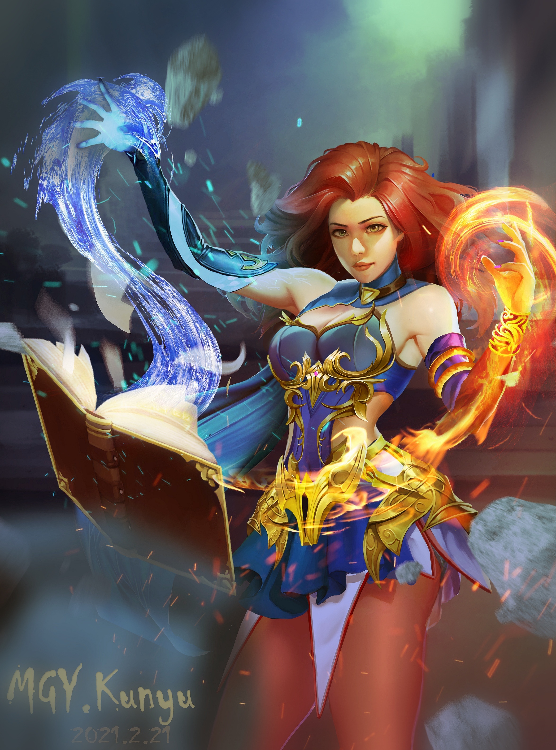 法师|插画|商业插画|z53726120 - 原创作品 - 站酷 (zcool)