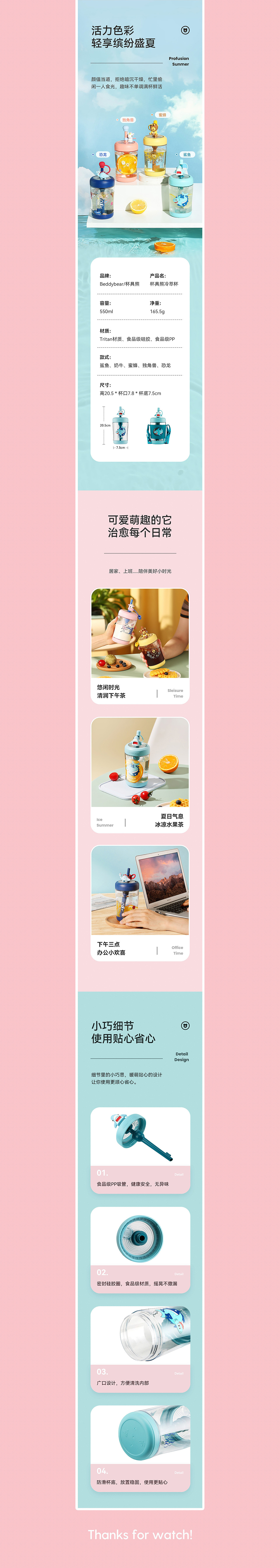 2021年度作品合集丨 杯具熊 杯子详情X8