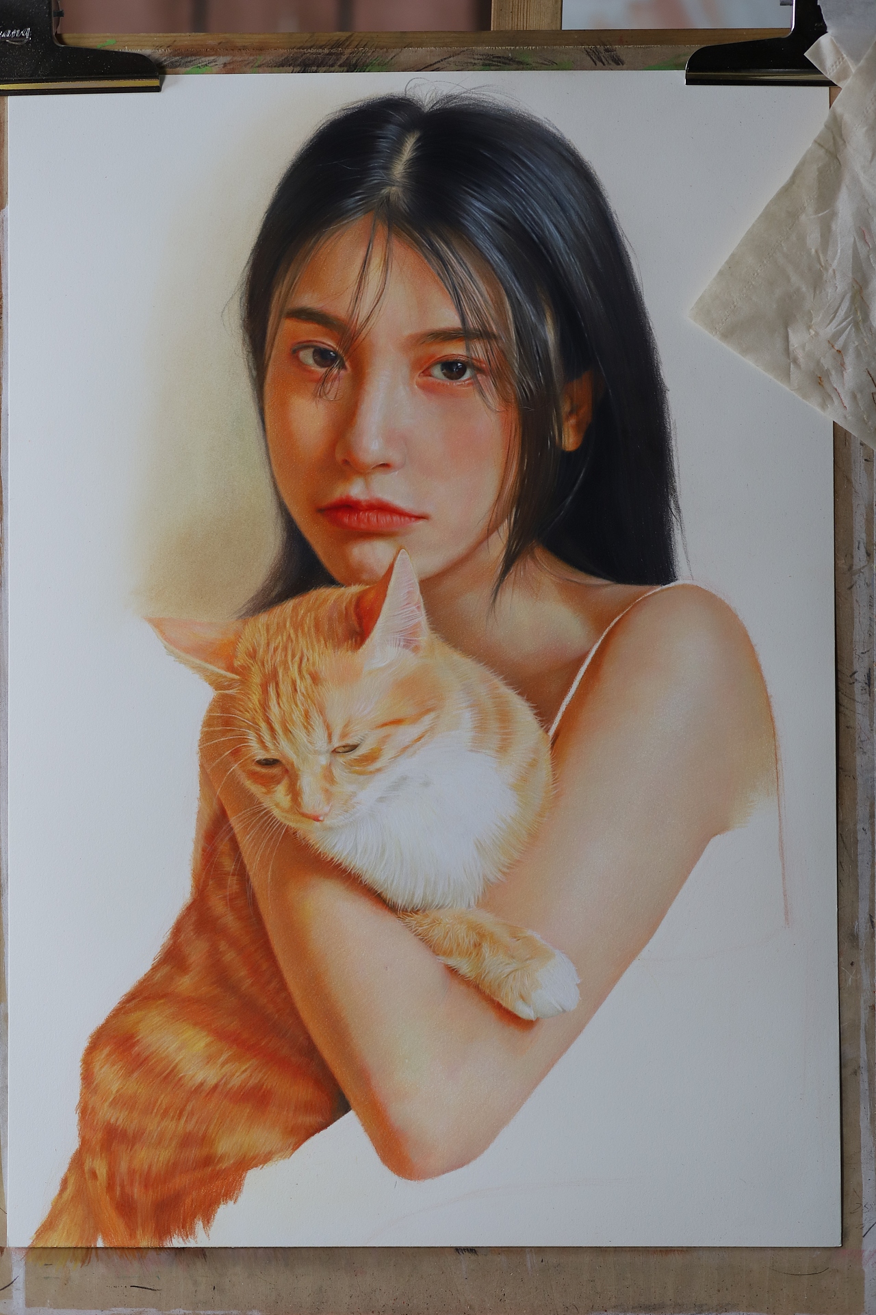 《雯雯和画卷》（图ZMTU1MjgyMjgw） - 绘画 - 站酷设计师lailun安静原创素材 - 站酷ZCOOL