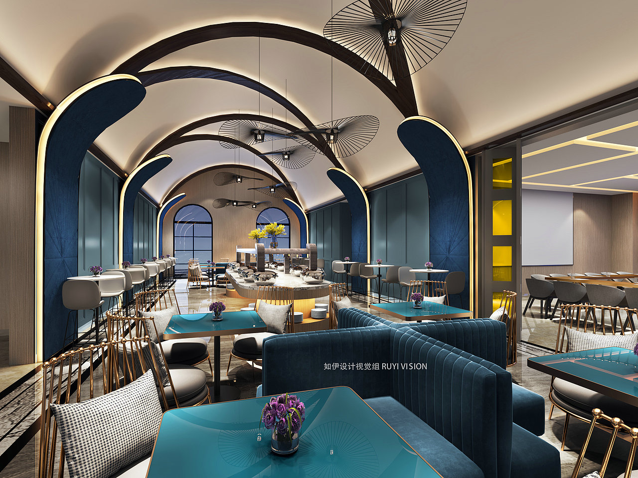 中式会所设计丨如伊视觉(11)