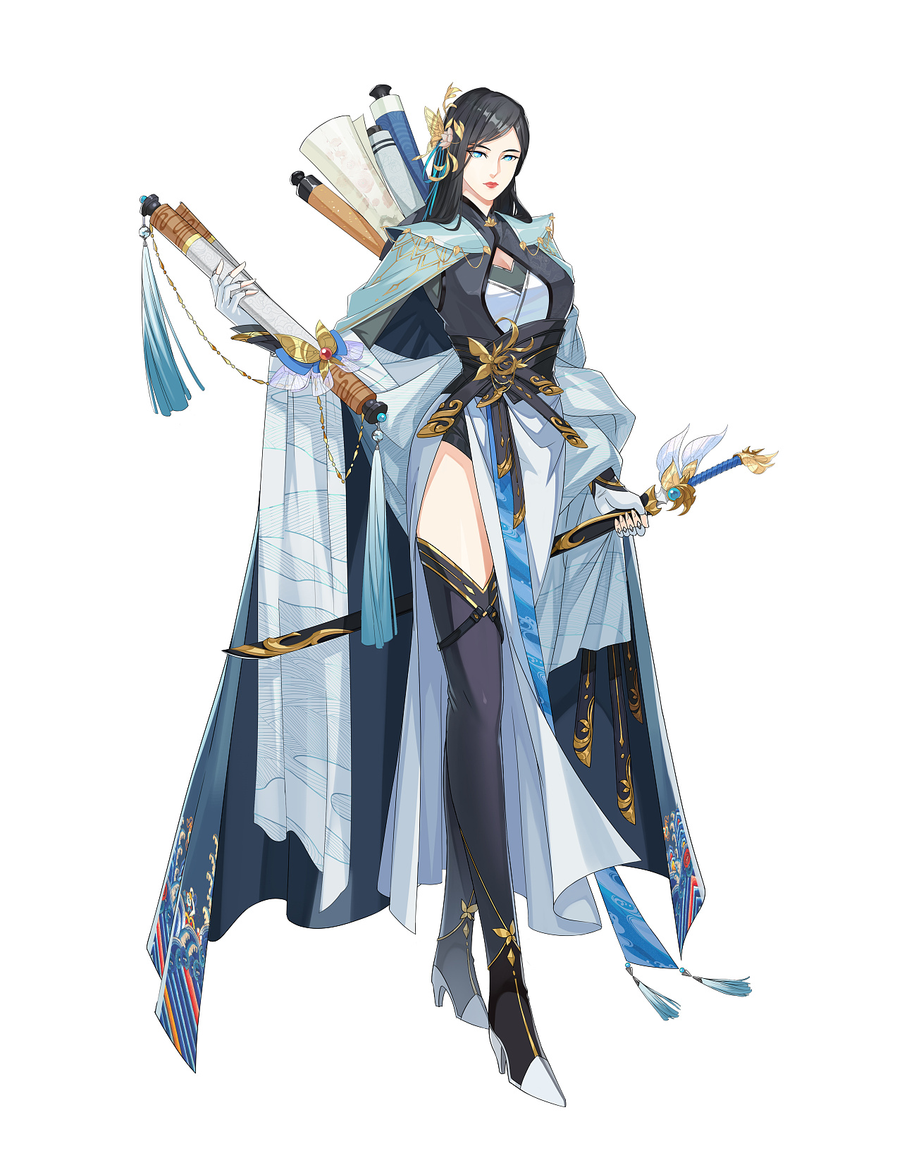 捕快系列-灵觉|插画|游戏原画|神之羽 - 原创作品 - 站酷 (zcool)