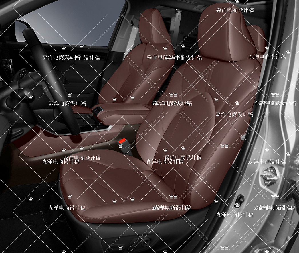 长沙淘宝京东电商汽车坐垫亚马逊产品精修设计案例图