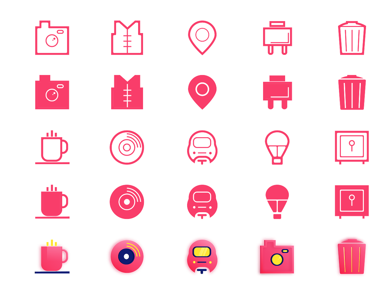 旅游系列图标_ljy麓宇-站酷zcool