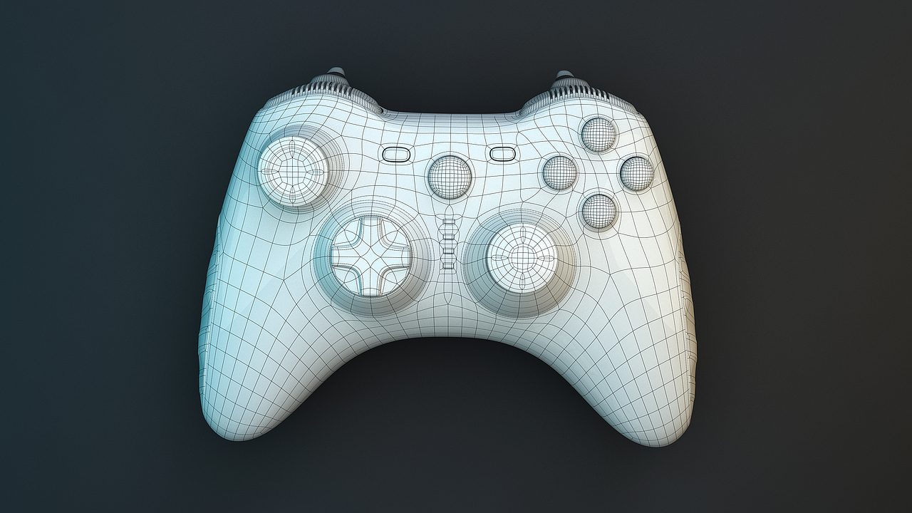 游戏手柄建模渲染（图ZMjA5NTk1Mjk2） - 产品 - 站酷设计师灵眸Positive原创素材 - 站酷ZCOOL