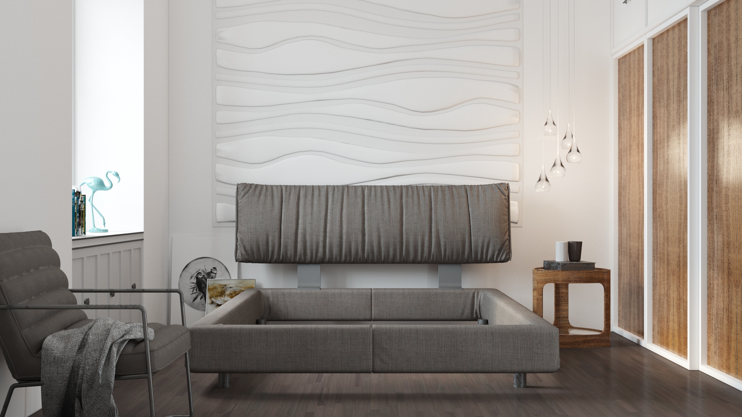 第四次c4d室内家具背景学习制作|空间|家装设计|poisonapple_原创作品