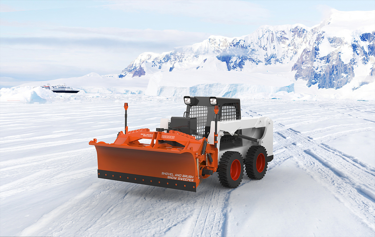 四方机车和铲刷一体式除雪车