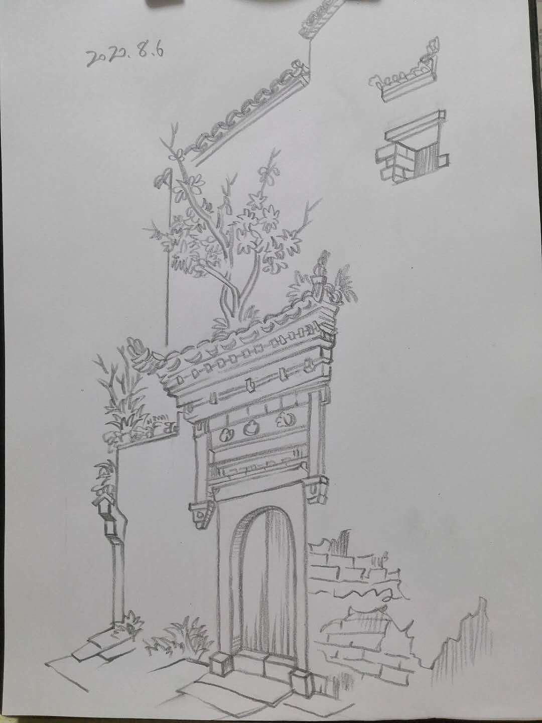 2019.10.15开始的速写练习，记录自己的变化