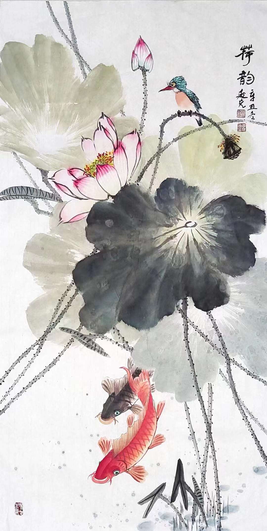 李延光国画作品中的花鸟诗意