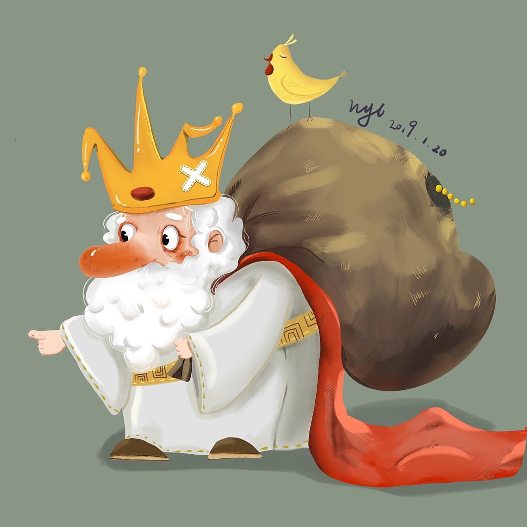 国王|插画|儿童插画|Keira_ - 原创作品 - 站酷 (ZCOOL)