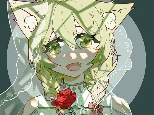 貓耳（個(gè)人主頁(yè)-ZNTUyOTI3Njg=） - 藝術(shù)插畫(huà) - 站酷設(shè)計(jì)師歪歪六原創(chuàng)素材 - 站酷ZCOOL