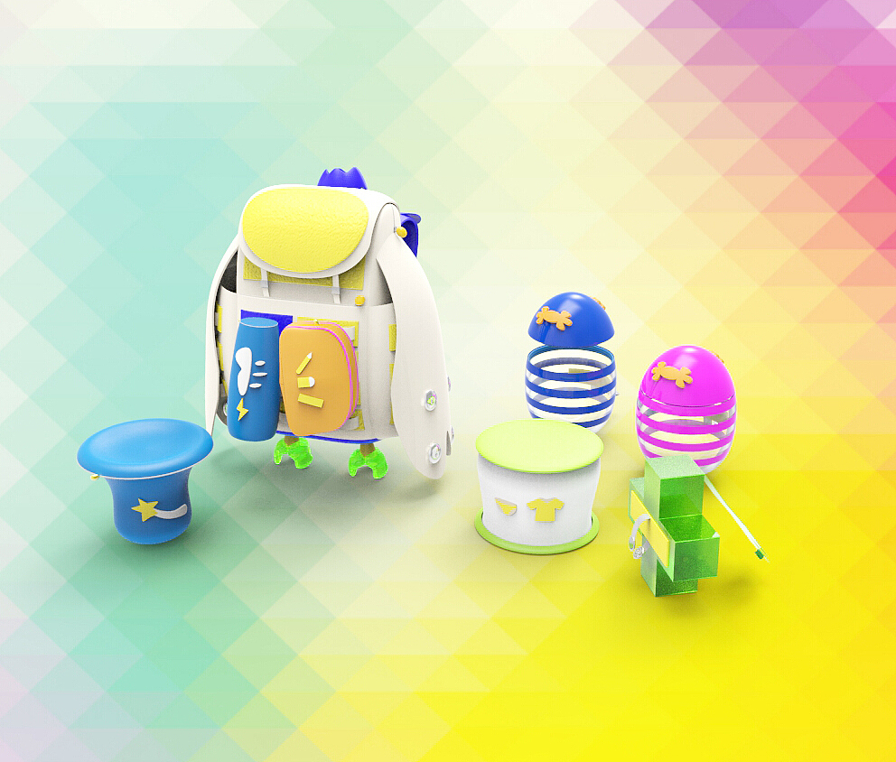 儿童书包（图ZNDYwMDE4NDA=） - 生活用品 - 站酷设计师A_Lu原创素材 - 站酷ZCOOL