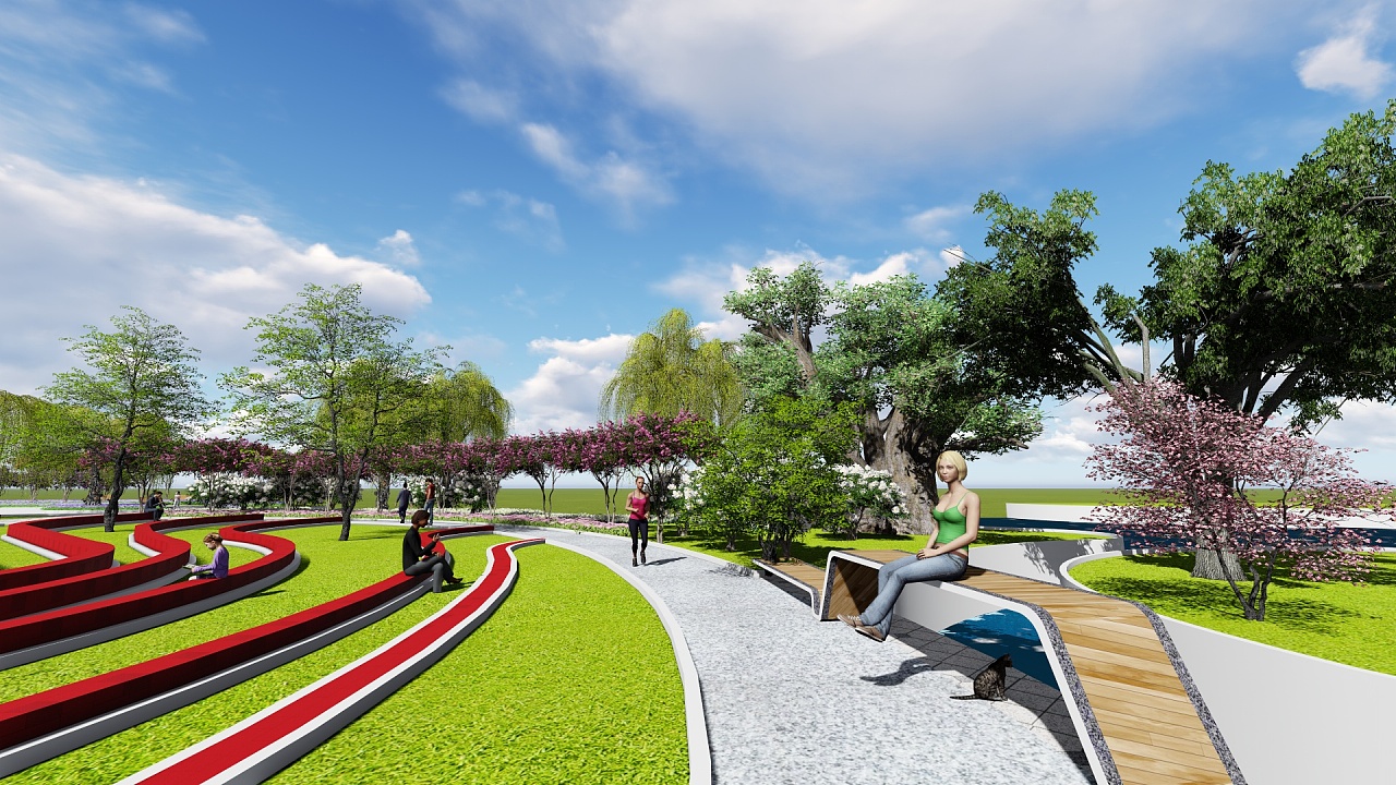 滨水公园景观设计lu