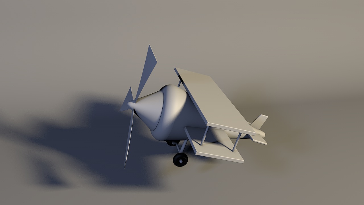 c4d飞机模型临摹