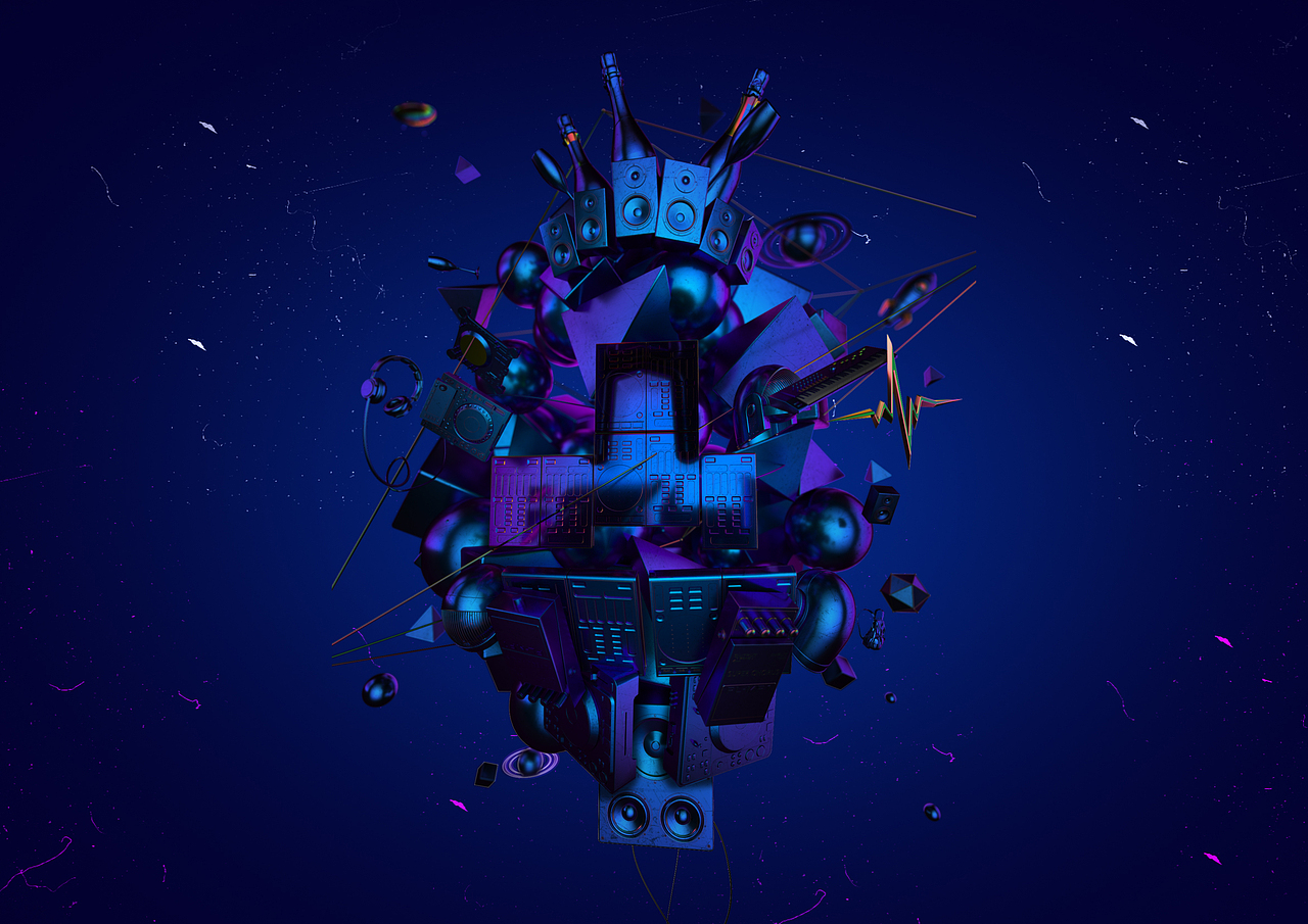 ISY三亚国际音乐节－主视觉key visual 2D/3D（图ZMTA3NTQ5MTYw） - 海报 - 站酷设计师SYLERSANG原创素材 - 站酷ZCOOL