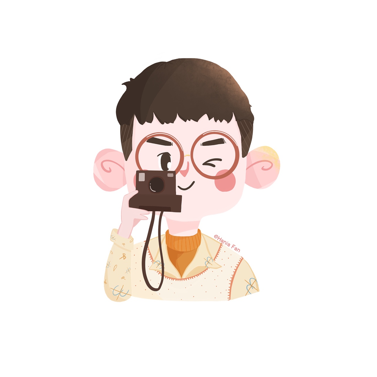 可爱萌手绘人物头像