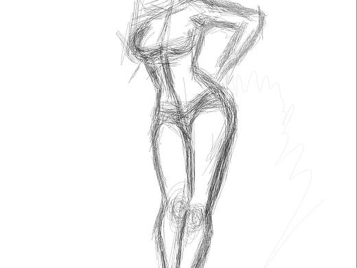 人体练习《模特》