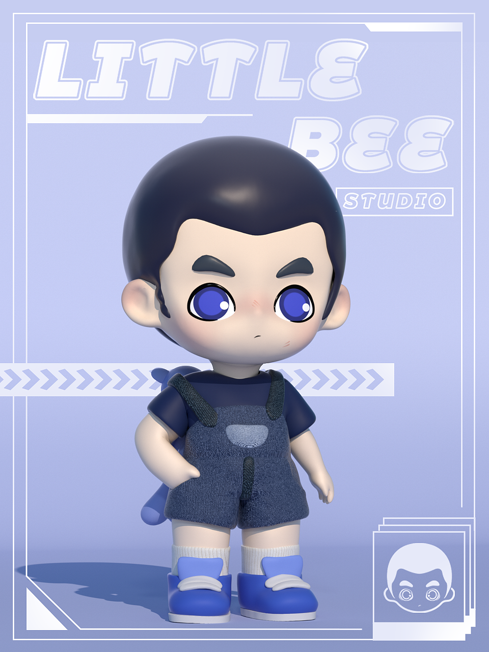 潮玩IP | 你的男孩 小bee仔 LITTLE BEE STUDIO（圖ZMjc1OTA4MTIw） - 玩具 - 站酷設(shè)計師MOLUMOLU原創(chuàng)素材 - 站酷ZCOOL