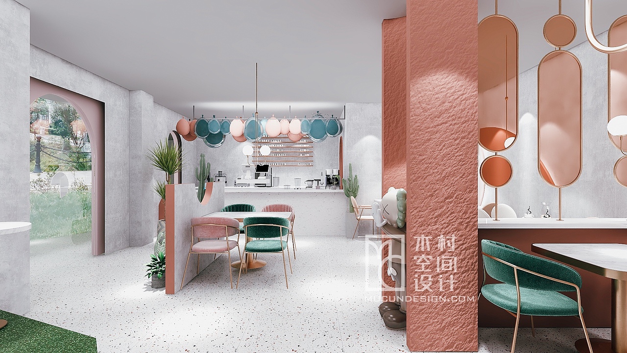 【木村空间作品】甜品店设计（图ZMjIxMDM0MDQ0） - 家装设计 - 站酷设计师木村空间美学原创素材 - 站酷ZCOOL